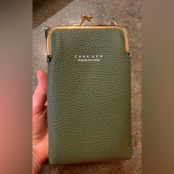 CARR KEN OLIVE GREEN CROSSBODY BAG - Picture 3 of 9